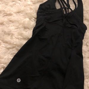 Black lululemon tank top